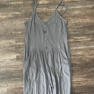 Floor Length, Spaghetti Strap Romper